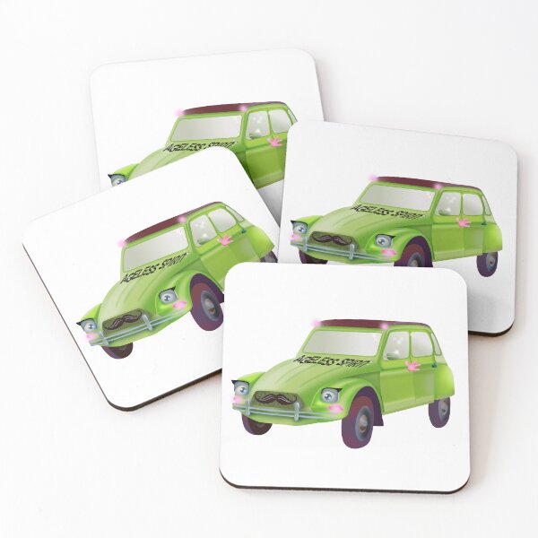 Item preview, old fashioned car designed and sold by BirdiBear.