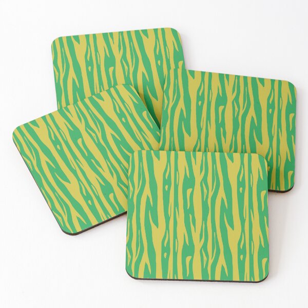 Item preview, Tiger Stripe Pattern in Banana Yellow designed and sold by Andrea Turner.