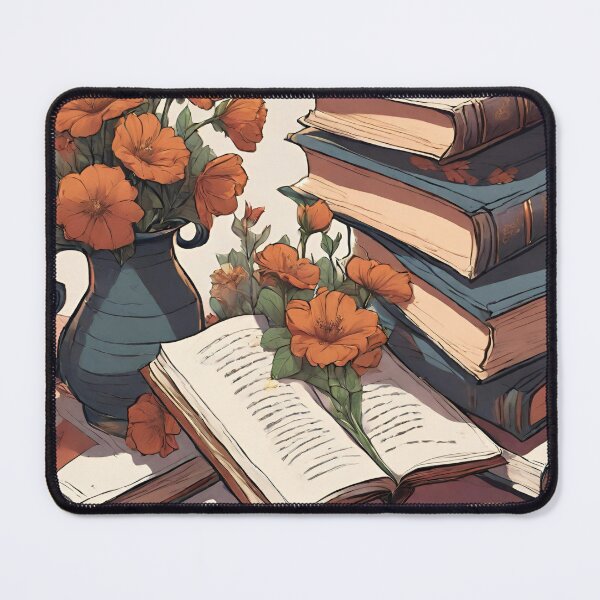 Item preview, Cozy books filled with flowers designed and sold by Wildflowerinc.