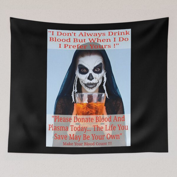 Item preview, Ghouls Delight: Donate Blood And Plasma Today designed and sold by Hall-O-Gram.
