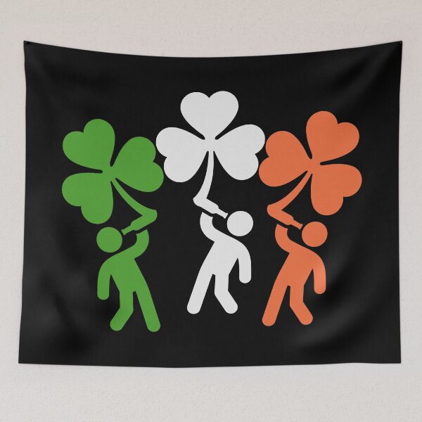 Item preview, Ireland Shamrock Drinkers Flag designed and sold by theflandonian.