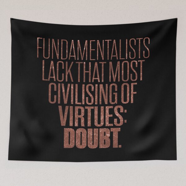 Item preview, Fundamentalists lack that most civilising of virtues: doubt. #2 v.1 designed and sold by x1brett.