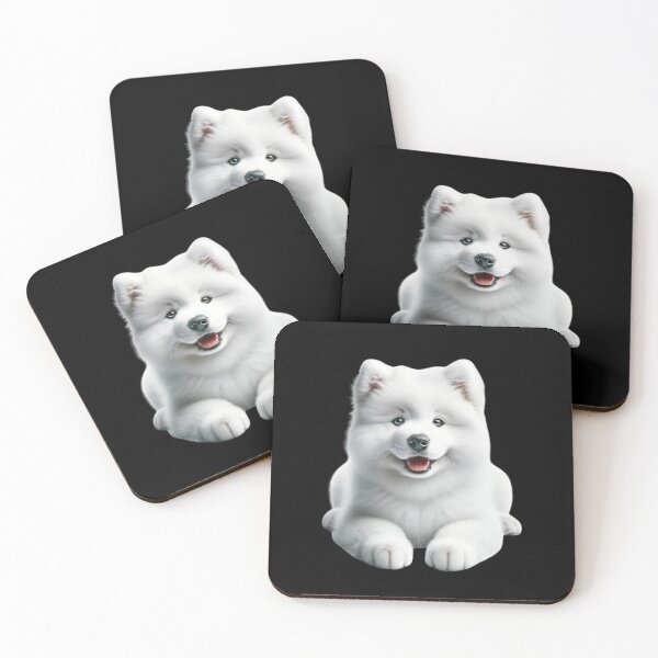 Item preview, Joyful Samoyed Puppy designed and sold by CardsStudio.