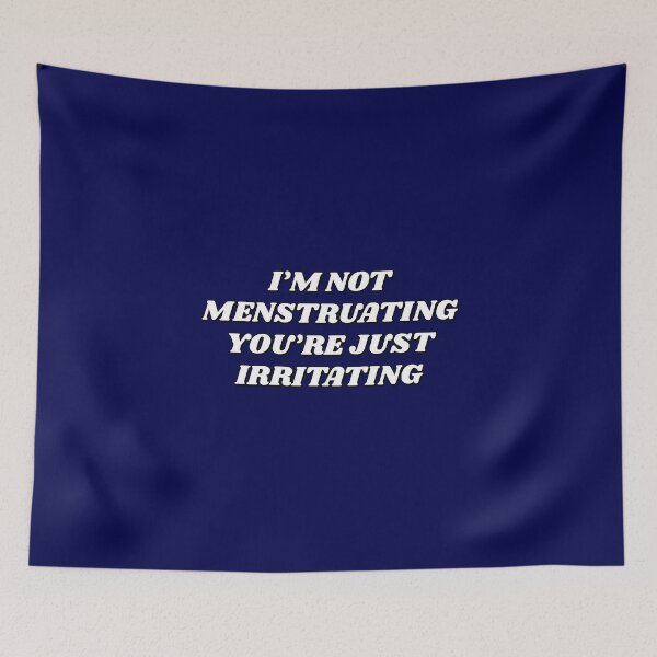 Item preview, Funny Feminist Womens Day - Not Menstruating designed and sold by Inspirationmotivation.