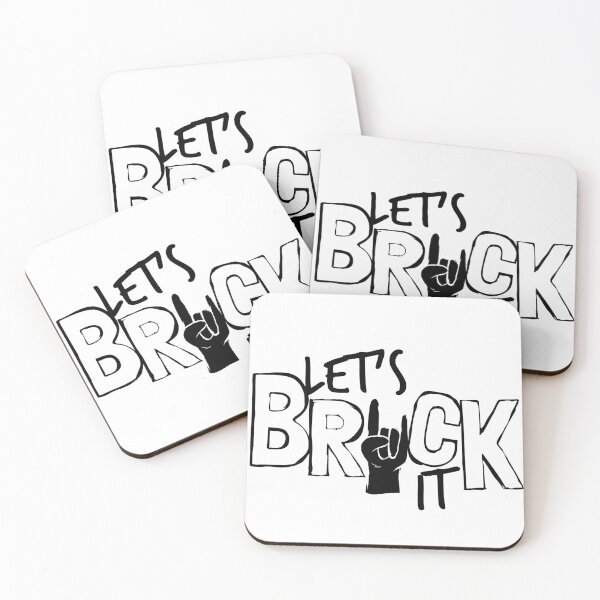 Item preview, Let's brick it (black) designed and sold by DidiSunshine.