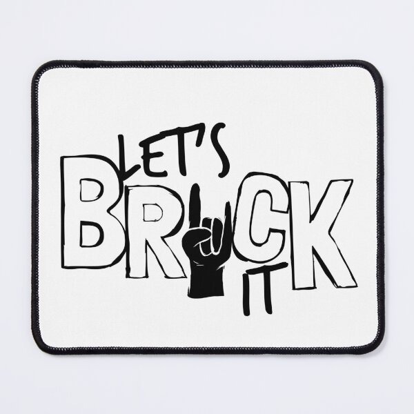Item preview, Let's brick it (black) designed and sold by DidiSunshine.