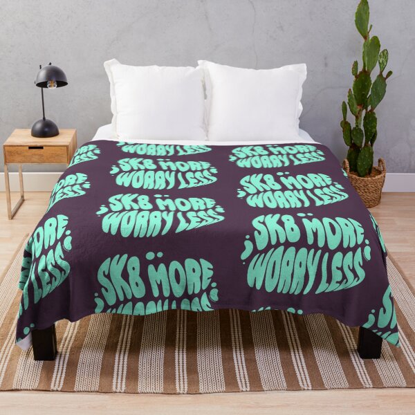 Item preview, Skate More Worry Less | 60s Psy Lettering designed and sold by monkeybusiness.pt.