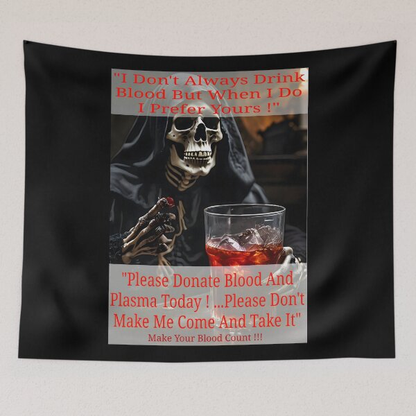 Item preview, Ghouls Delight: Donate Blood And Plasma Today designed and sold by Hall-O-Gram.