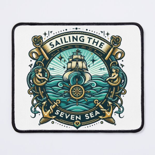 Item preview, Sail Through the Seven Seas: A Nautical Odyssey designed and sold by HOMEDESIGNPRINT.