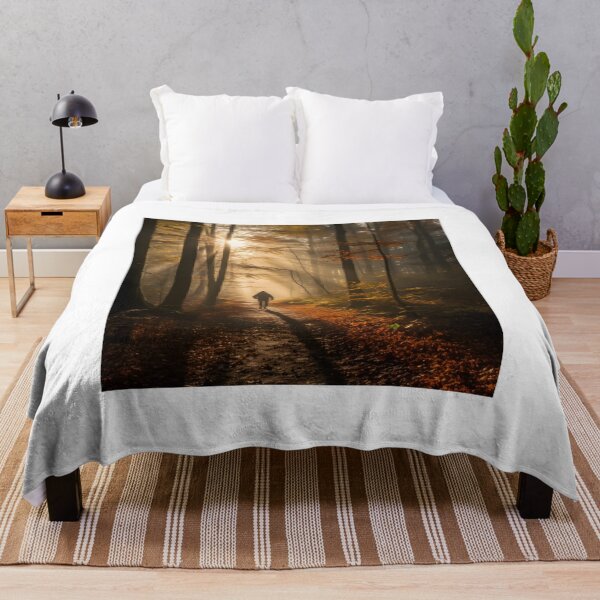 Item preview, Autumn Solitude Hike in the Misty Forest designed and sold by Shirtastically.