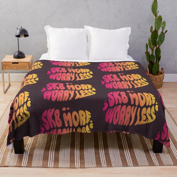 Item preview, Skate More Worry Less | 60s Psy Lettering designed and sold by monkeybusiness.pt.