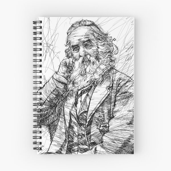 Item preview, WALT WHITMAN ink portrait .4 designed and sold by lautir.