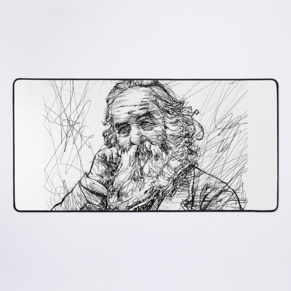 Item preview, WALT WHITMAN ink portrait .4 designed and sold by lautir.