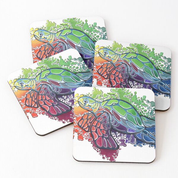 Item preview, Turtle Splash designed and sold by ArtByBeatriz.