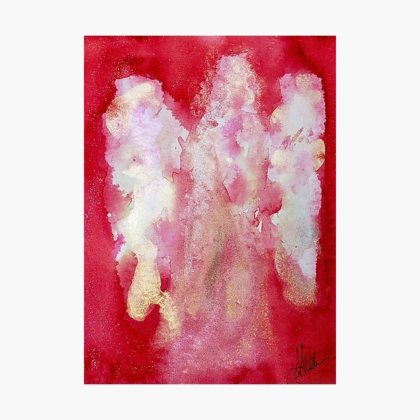 The Vistor - Watercolor Artwork by TSteele.Art Photographic Print