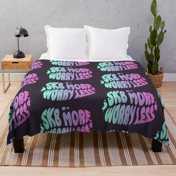 Item preview, Skate More Worry Less | 60s Psy Lettering designed and sold by monkeybusiness.pt.