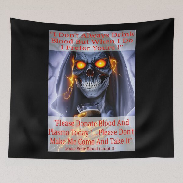 Item preview, Ghouls Delight: Donate Blood And Plasma Today designed and sold by Hall-O-Gram.