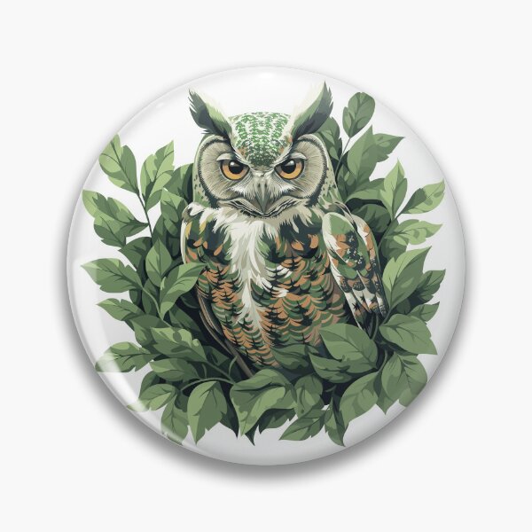 Item preview, Owl in Camouflage  designed and sold by aphian.