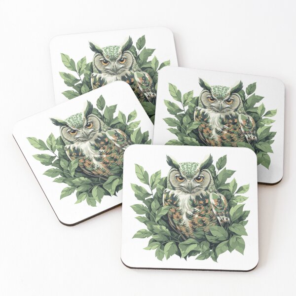 Item preview, Owl in Camouflage  designed and sold by aphian.