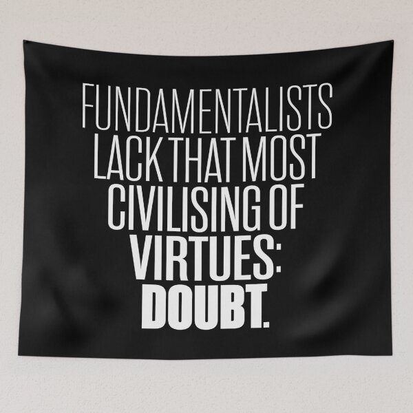 Item preview, Fundamentalists lack that most civilising of virtues: doubt. #2 v.3 designed and sold by x1brett.