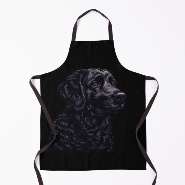 Item preview, 16-bit Pixel Art Curly-coated Retriever designed and sold by CUTEDOGGIEZ.