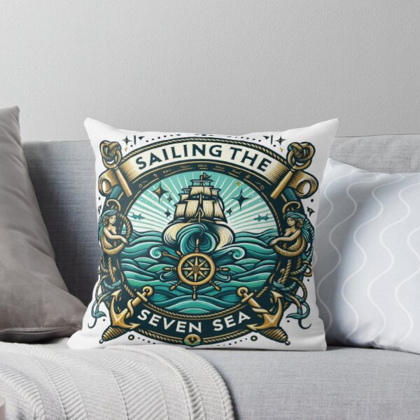 Item preview, Sail Through the Seven Seas: A Nautical Odyssey designed and sold by HOMEDESIGNPRINT.