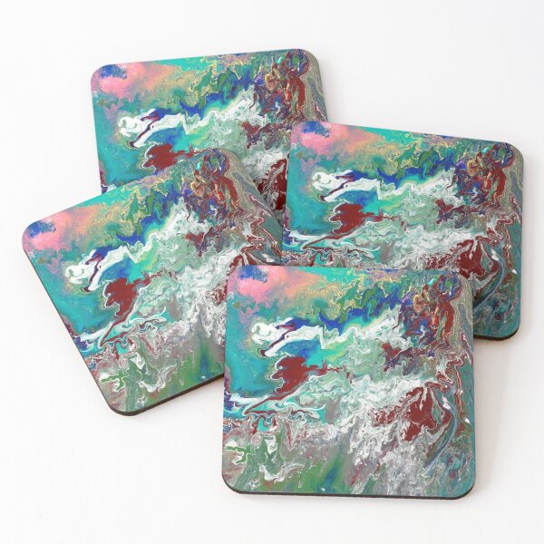 Item preview, Abstracted | Acrylic Pour Painting designed and sold by Inked Notebook.