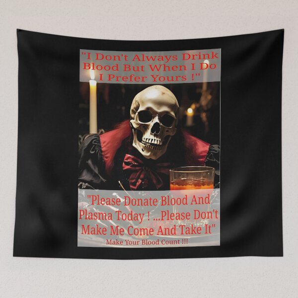 Item preview, Ghouls Delight: Donate Blood And Plasma Today designed and sold by Hall-O-Gram.