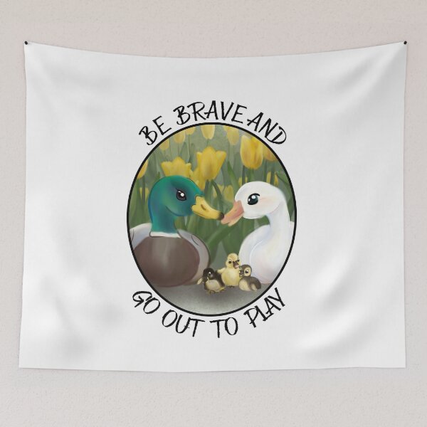 Item preview, Be Brave and Go Out to Play designed and sold by beCAkedesigns.