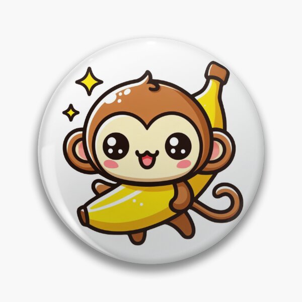 Artikelvorschau, Bananenaffe süß entworfen und verkauft von Delidream.