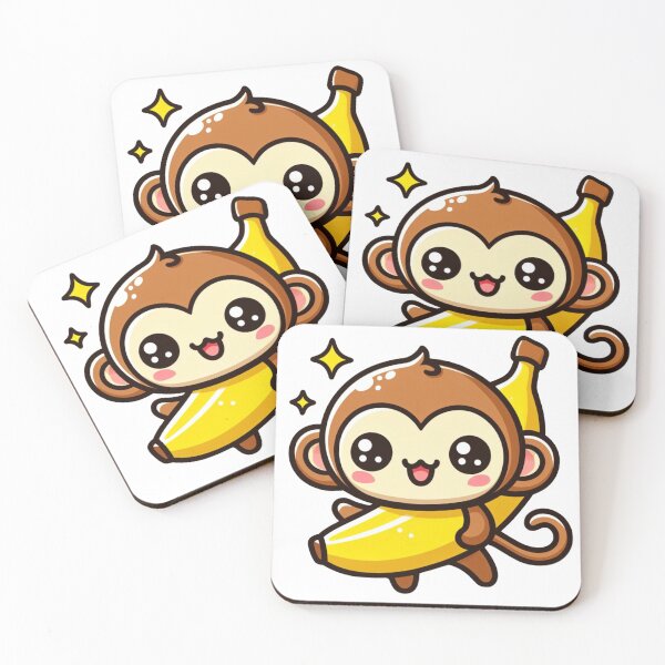 Item preview, Banana Monkey Cute designed and sold by Delidream.