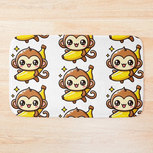 Item preview, Banana Monkey Cute designed and sold by Delidream.