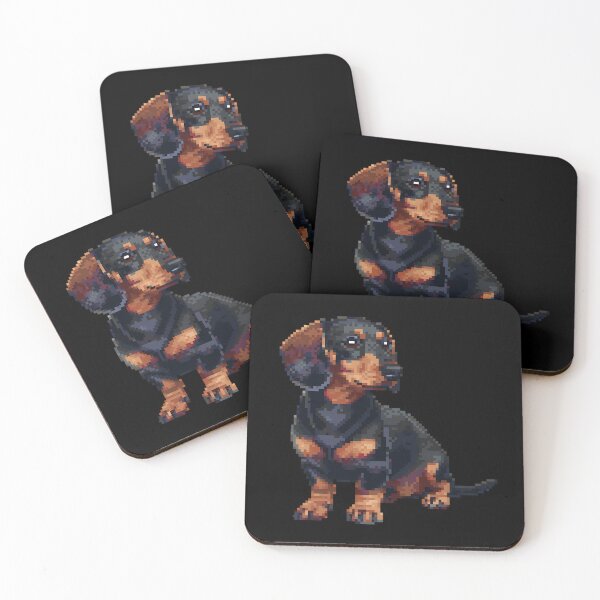 Item preview, Pixel Dachshund designed and sold by CUTEDOGGIEZ.