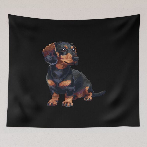 Item preview, Pixel Dachshund designed and sold by CUTEDOGGIEZ.