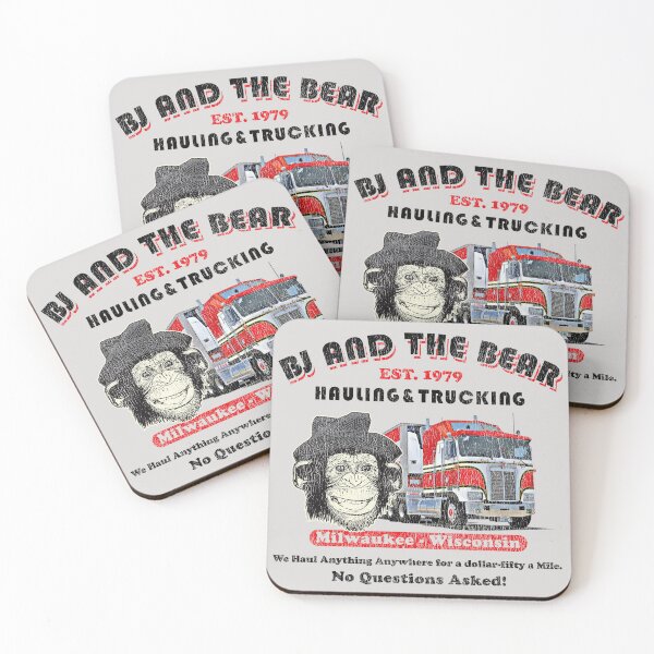 Item preview, BJ and the Bear Hauling and Trucking Lts Worn Out designed and sold by Alema Art.