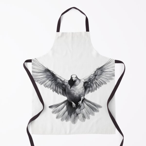 Item preview, Black and White pigeon pencil drawing designed and sold by Pencil-Art.