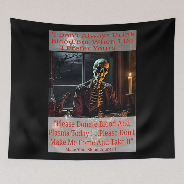 Item preview, Ghouls Delight: Donate Blood And Plasma Today designed and sold by Hall-O-Gram.