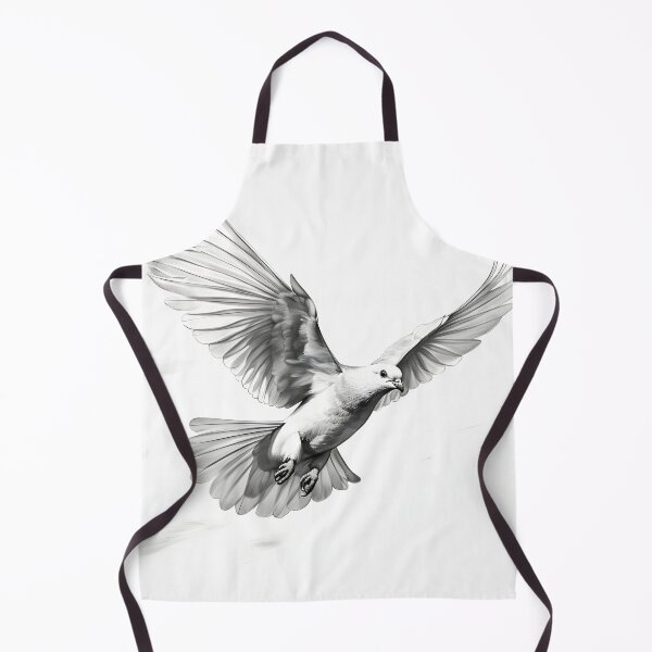 Item preview, Black and White pigeon pencil drawing designed and sold by Pencil-Art.