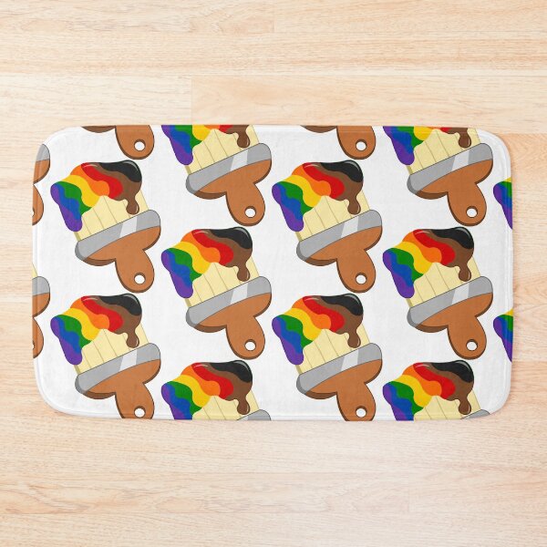 Item preview, Philly Pride Flag Paintbrush designed and sold by HarveyHandcraftsandDesigns.