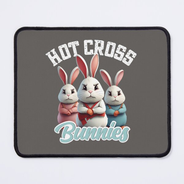 Item preview, Hot Cross Bunnies, Easter Pun designed and sold by Coralgb.