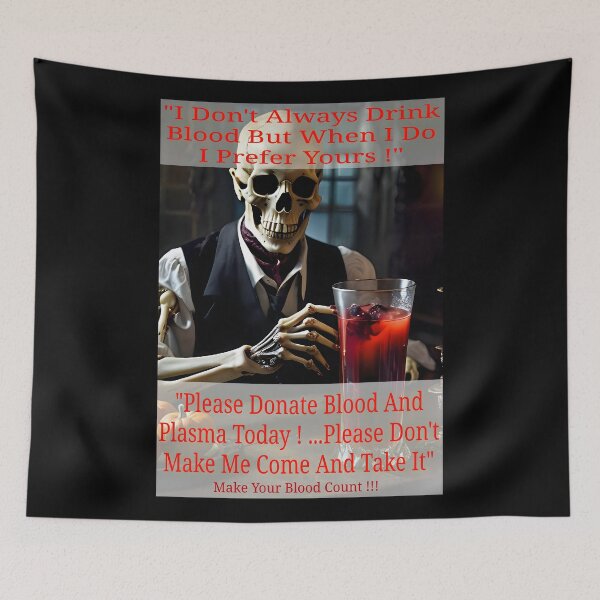 Item preview, Ghouls Delight: Donate Blood And Plasma Today designed and sold by Hall-O-Gram.