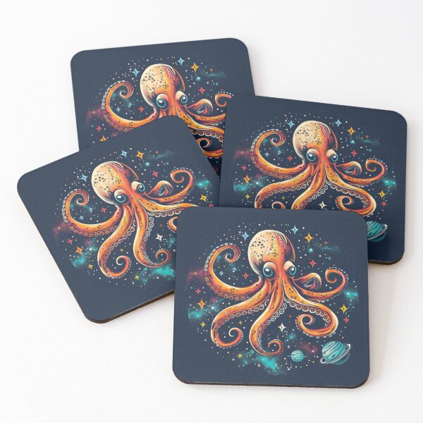 Item preview, Astronaut Octopus In Space  designed and sold by ArtFromBeyond.