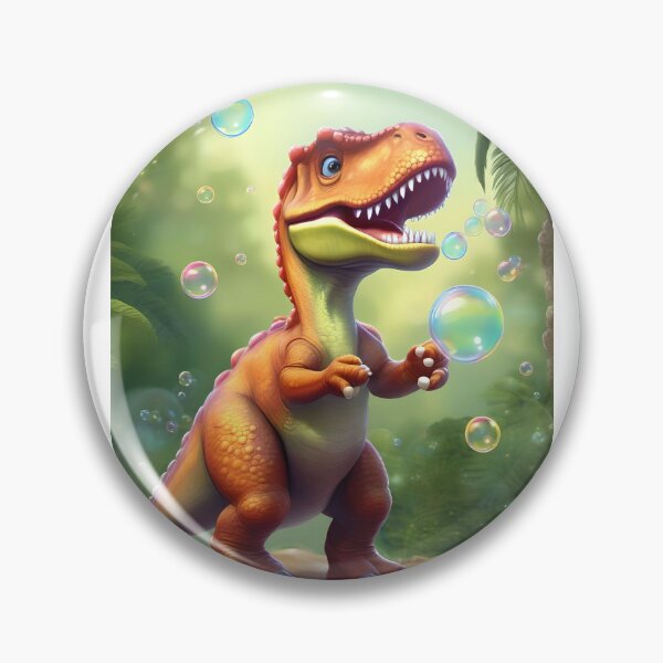 Item preview, Dinosaur Enjoying Bubbles designed and sold by JulieBlaise.