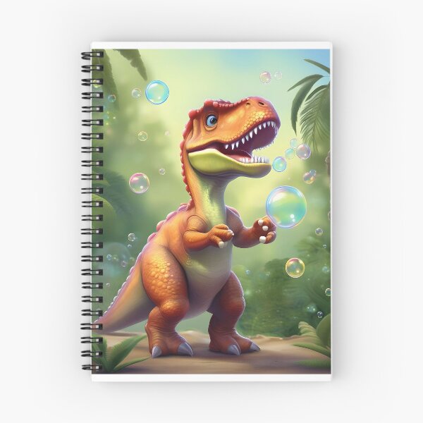 Item preview, Dinosaur Enjoying Bubbles designed and sold by JulieBlaise.