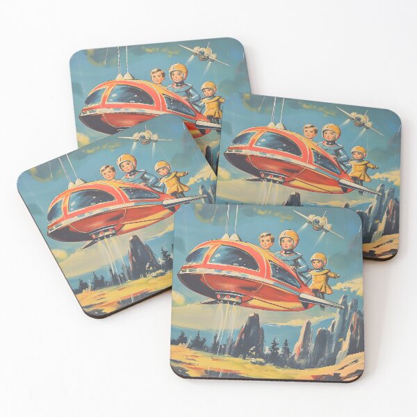 Item preview, 1950s Sci-Fi Movie Alien Invasion SPACE KIDS designed and sold by Shelly Little.