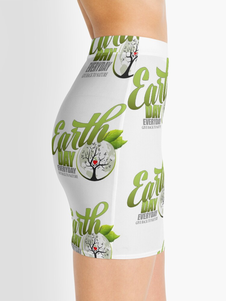 Alternate view of Give Back to Nature - Earth Day Everyday Mini Skirt