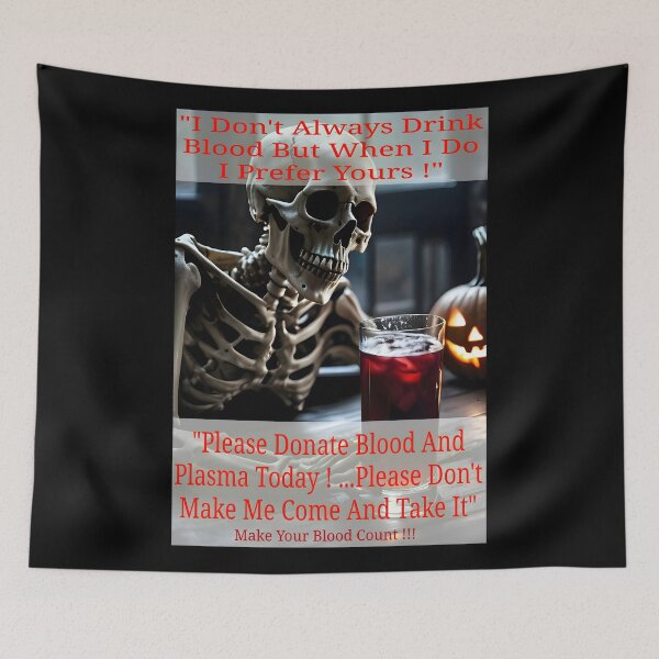 Item preview, Ghouls Delight: Donate Blood And Plasma Today designed and sold by Hall-O-Gram.