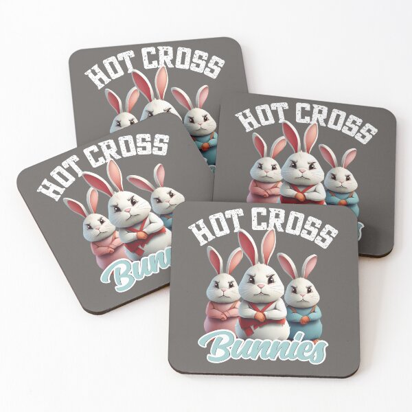 Item preview, Hot Cross Bunnies, Easter Pun designed and sold by Coralgb.