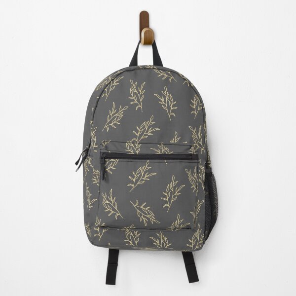 Item preview, Yellow Leaves on Black Texture ; Bohemian Pattern designed and sold by PatternInArt.