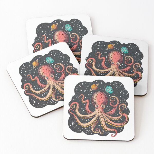 Item preview, Astronaut Octopus In Space  designed and sold by ArtFromBeyond.